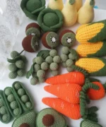 Crochet Fruit & Vegetable Toy Set - Image 2