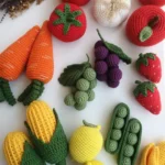Crochet Fruit & Vegetable Toy Set
