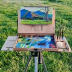 Pochade Box Easel with Reversible Lid