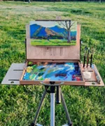 Pochade Box Easel with Reversible Lid