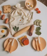 Wooden Play Food Set - Image 4
