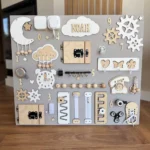 Custom Wooden Busy Board