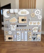 Custom Wooden Busy Board