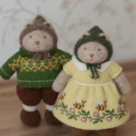 Crochet Bear Couple Set