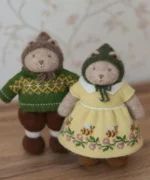 Crochet Bear Couple Set