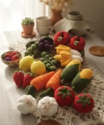 Crochet Fruit & Vegetable Toy Set - Image 3