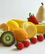 Crochet Fruit Play Set (28 pcs) - Image 2