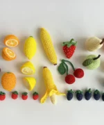Crochet Fruit Play Set (28 pcs)