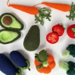 Crochet Vegetable Set (22 pcs)
