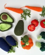 Crochet Vegetable Set (22 pcs)