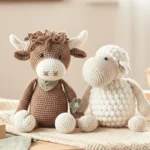 Organic Farm Animals Set