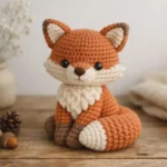 Crochet Fox Plush Toy