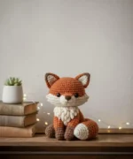 Crochet Fox Plush Toy - Image 2